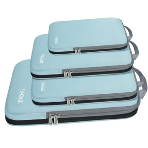 Bagail packing cubes set in light blue — GO Babes Essentials