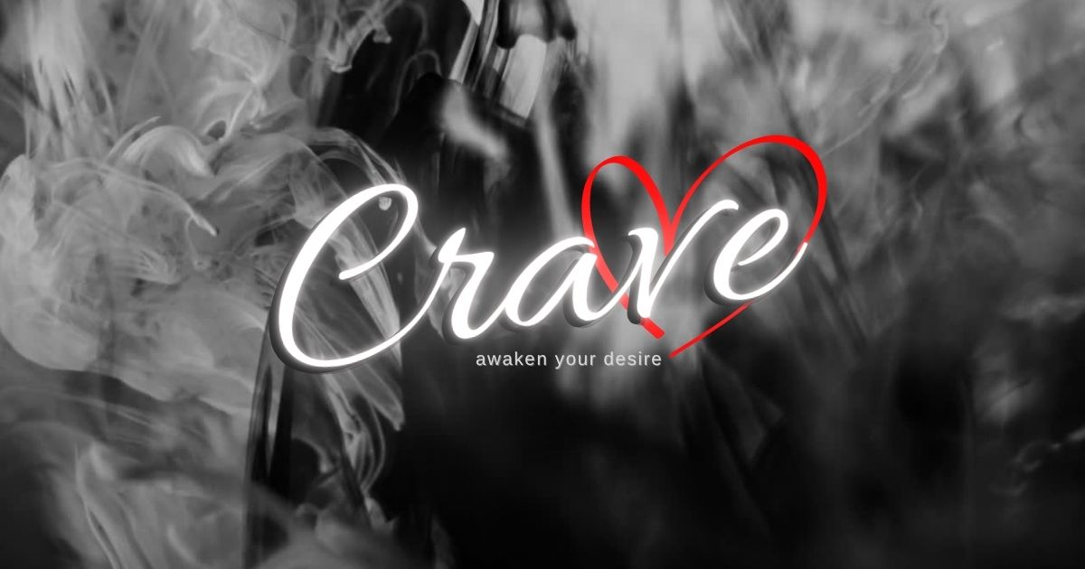 Crave After Dark hero banner featuring sensual curves and brand logo with the tagline awaken your desire.